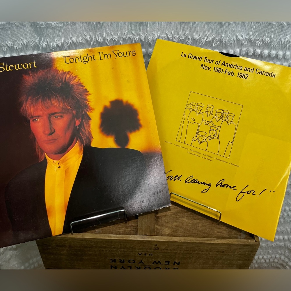 Rod Stewart “Tonight I’m Yours” vintage album 1980’s